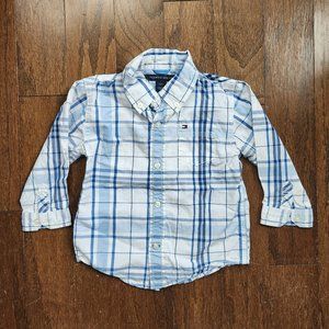 Tommy Hilfiger Boys Button-Down Shirt, 24 Months